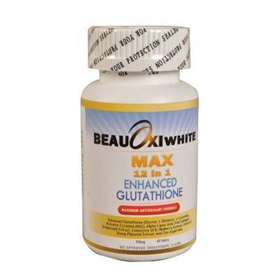 Beauoxi White Max 12 in 1 Enhanced Glutahione Skin Fairness Capsules | Healthcare Beauty