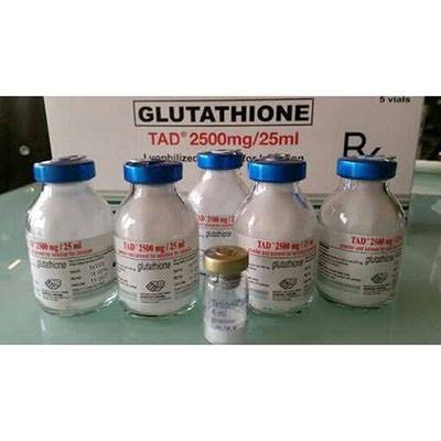 Tad Glutathione whitening 5 vials 2500mg skin whitening injection | Healthcare Beauty