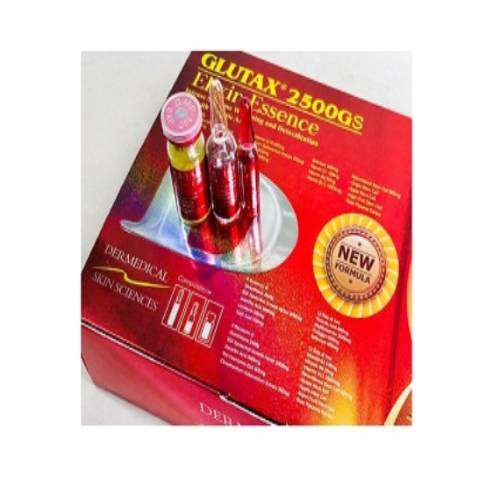 Glutax 2500 GS Elixir Essence Skin Whitening Injection 12 Sessions | Healthcarebeauty