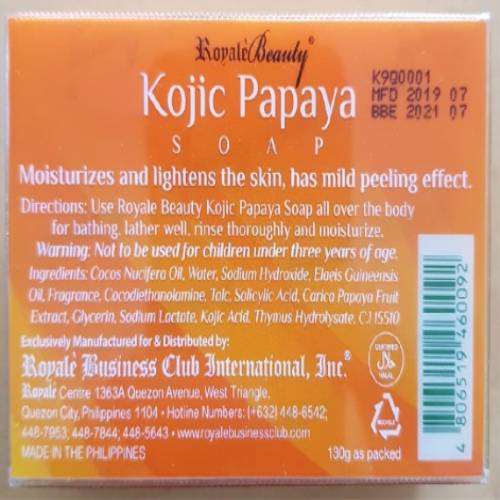 Royale Beauty Kojic Papaya Soap | Healthcare Beauty