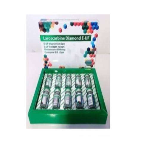 Laroscorbine Diamond E UF 20000 mg Vitamin C and Collagen Skin whitening Injection | Healthcare Beauty