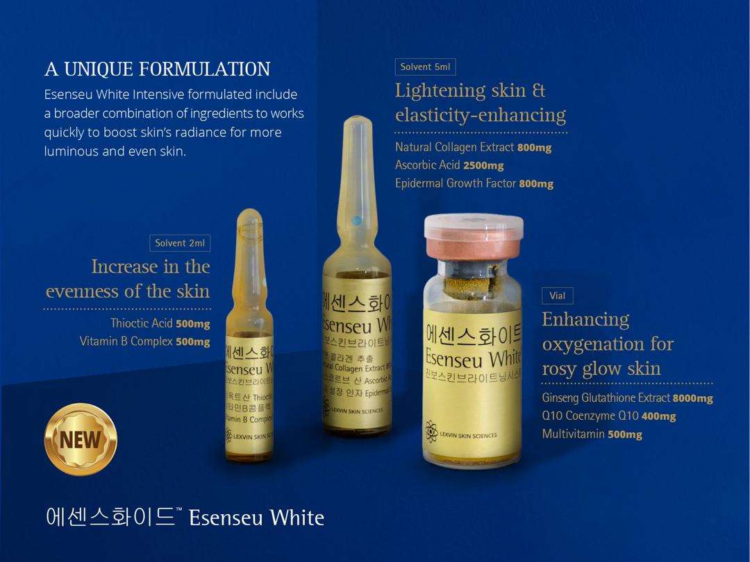 Esenseu White Intensive Glutathione 8000mg Injections