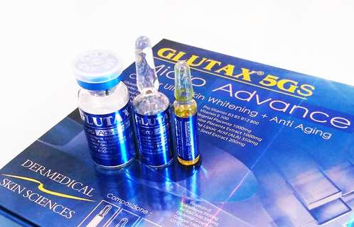 Glutax 5GS Micro Advance Ultra Skin Whitening Injection 12 vials
