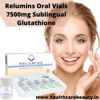 Relumins Oral Vials 7500mg Sublingual Glutathione
