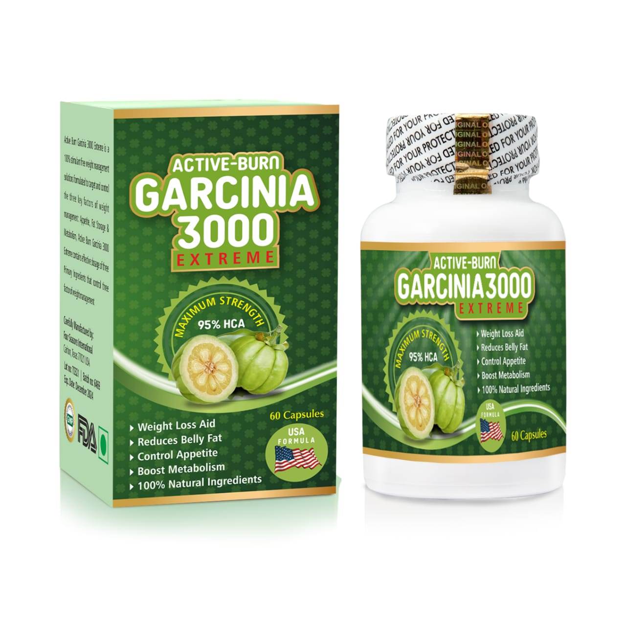 Active Burn Garcinia 3000 Extreme Weight Loss Capsules reviews