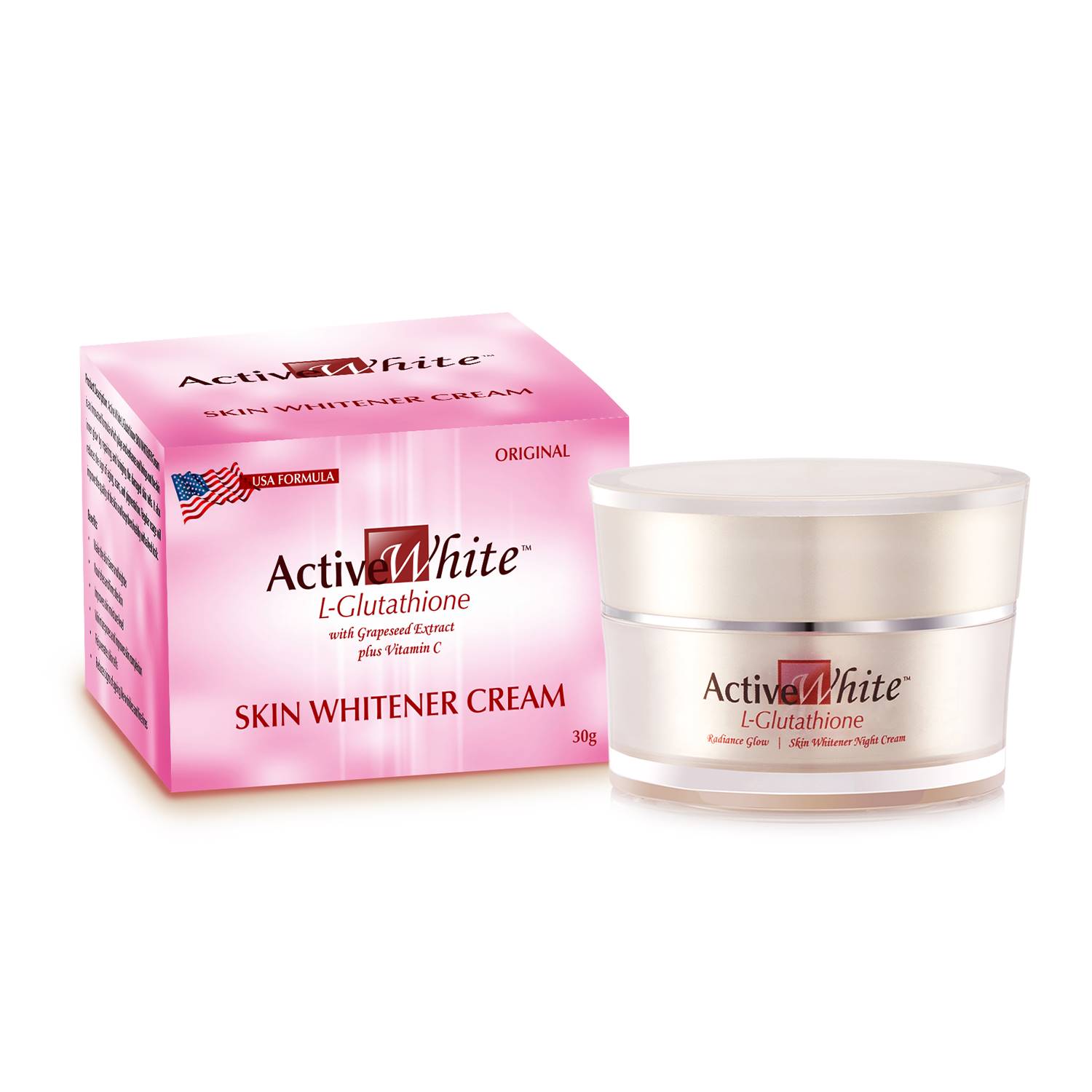 Active White L Glutathione Skin Whitening Cream reviews