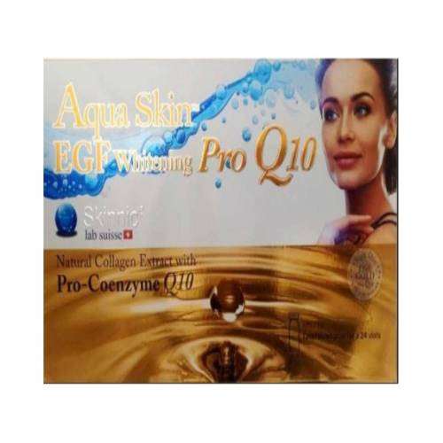 Aqua Skin EGF Whitening Pro Q10 Glutathione Skin Whitening 24 Sessions Injection | Healthcare Beauty