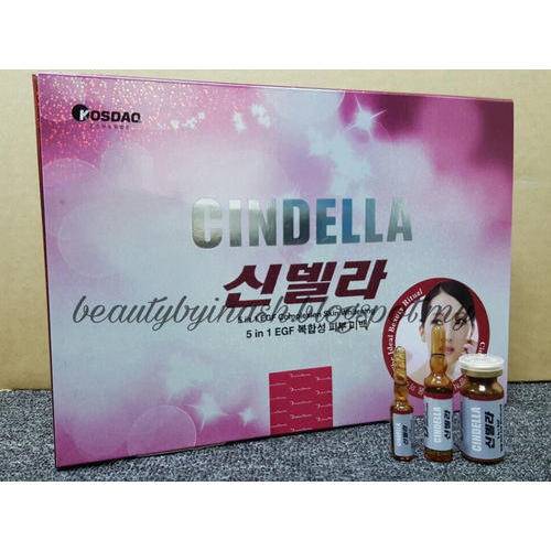 Cindella 5 in 1 EGF Glutathione Skin Whitening 6 Sessions Injection reviews