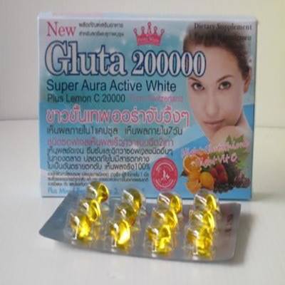 Gluta 200000 Mg Skin Whitening softgels reviews