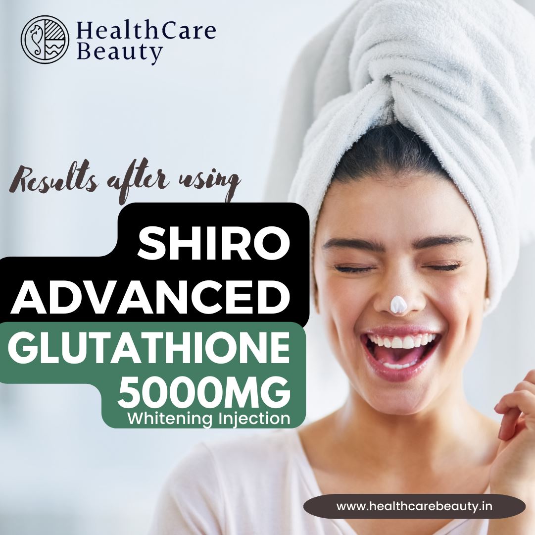 Results after using Shiro Advanced 5000mg Whitening Injection