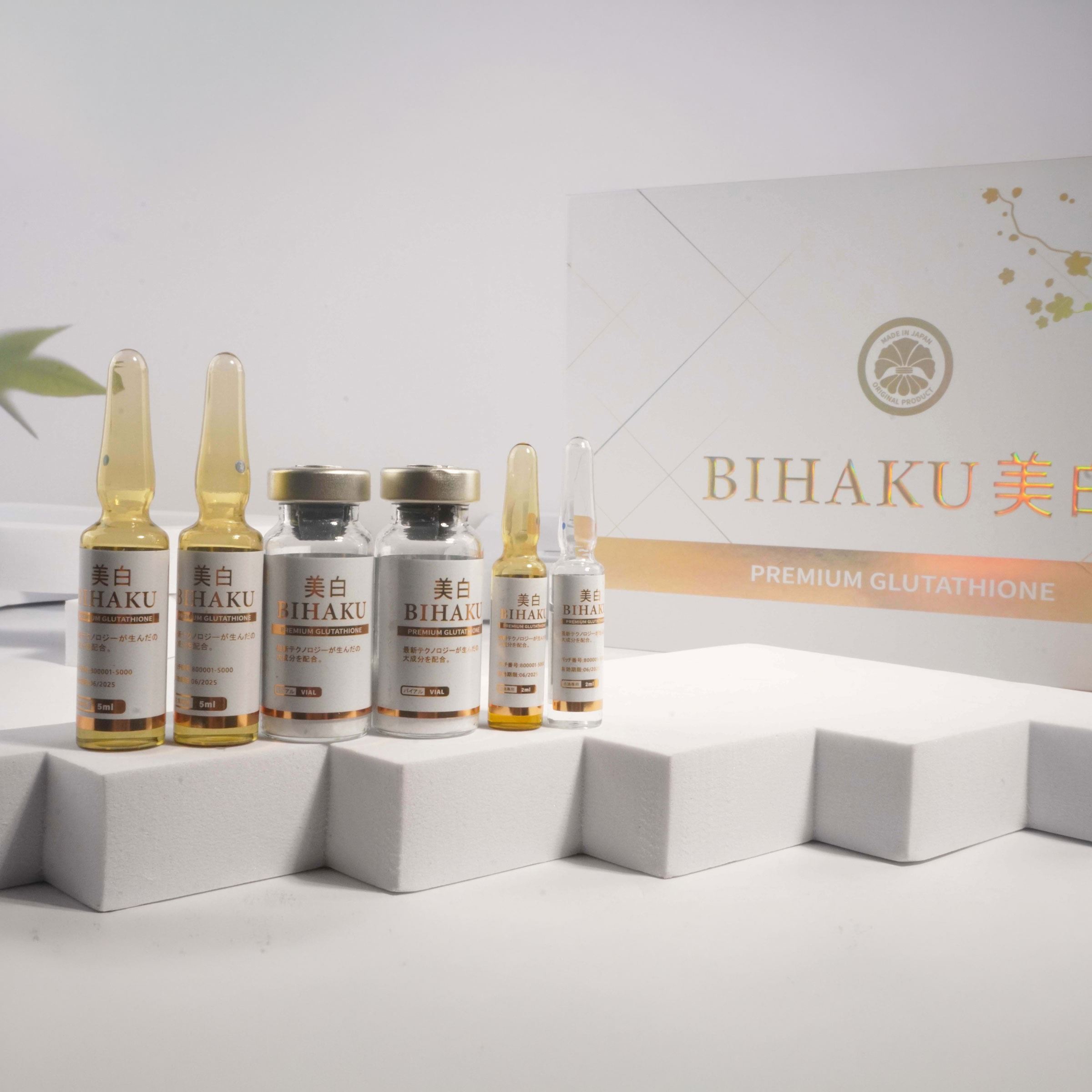 Bihaku Japan Premium Glutathione 10000mg Skin Whitening Injection 