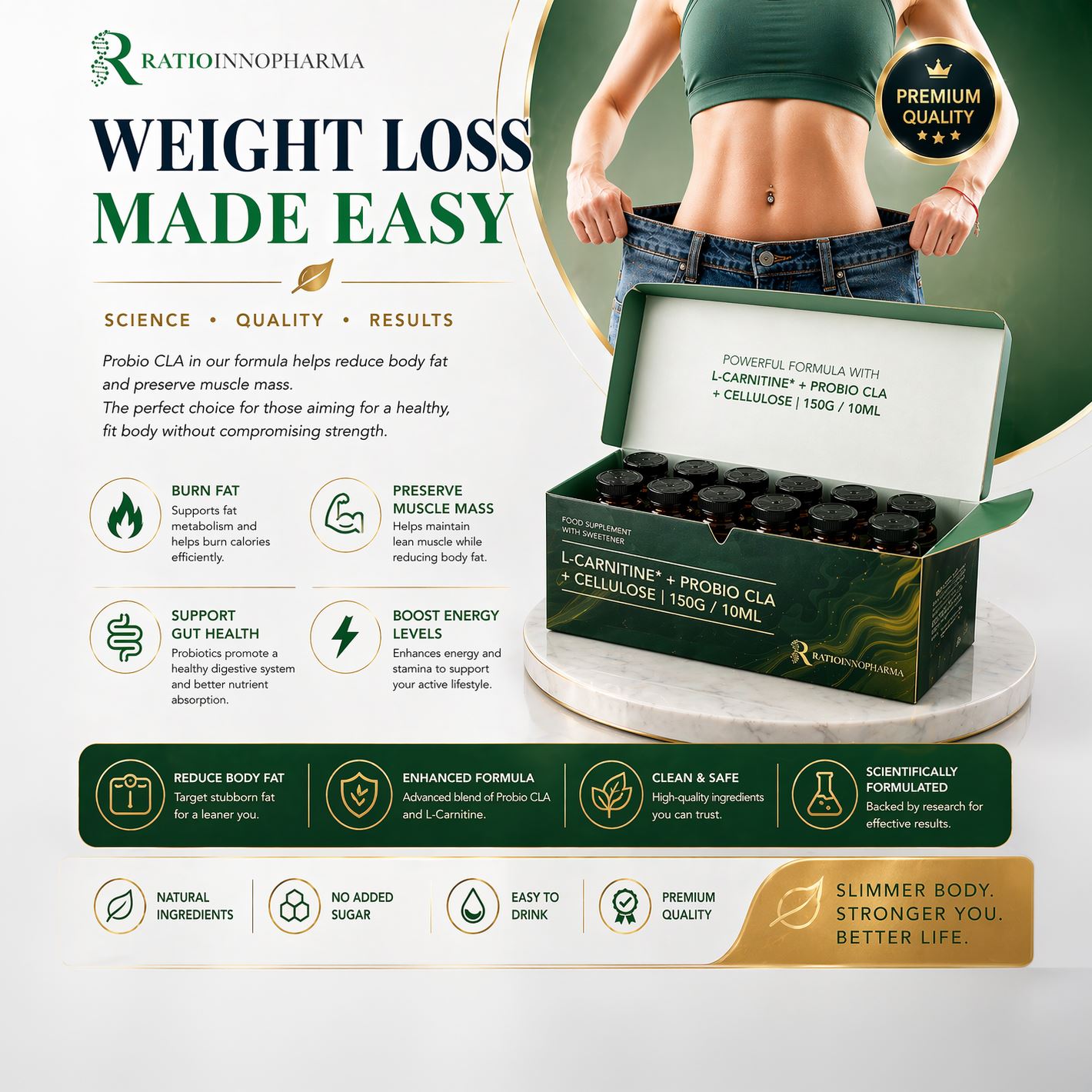 Ratiopharm L-Carnitine 150G Weight Loss Injection