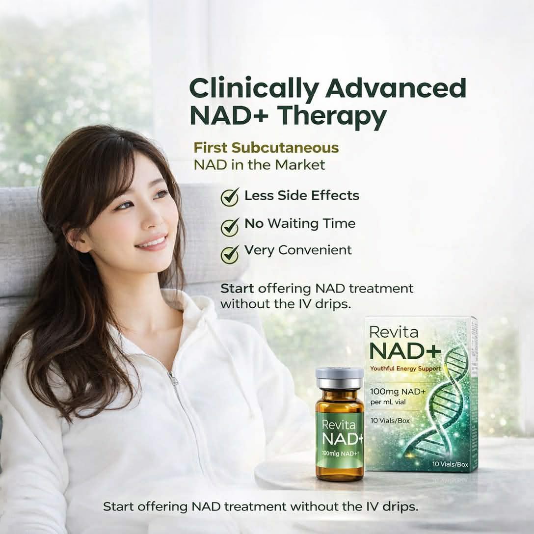 Revita NAD+ 100mg Injection Subcutaneous Anti-Aging Therapy
