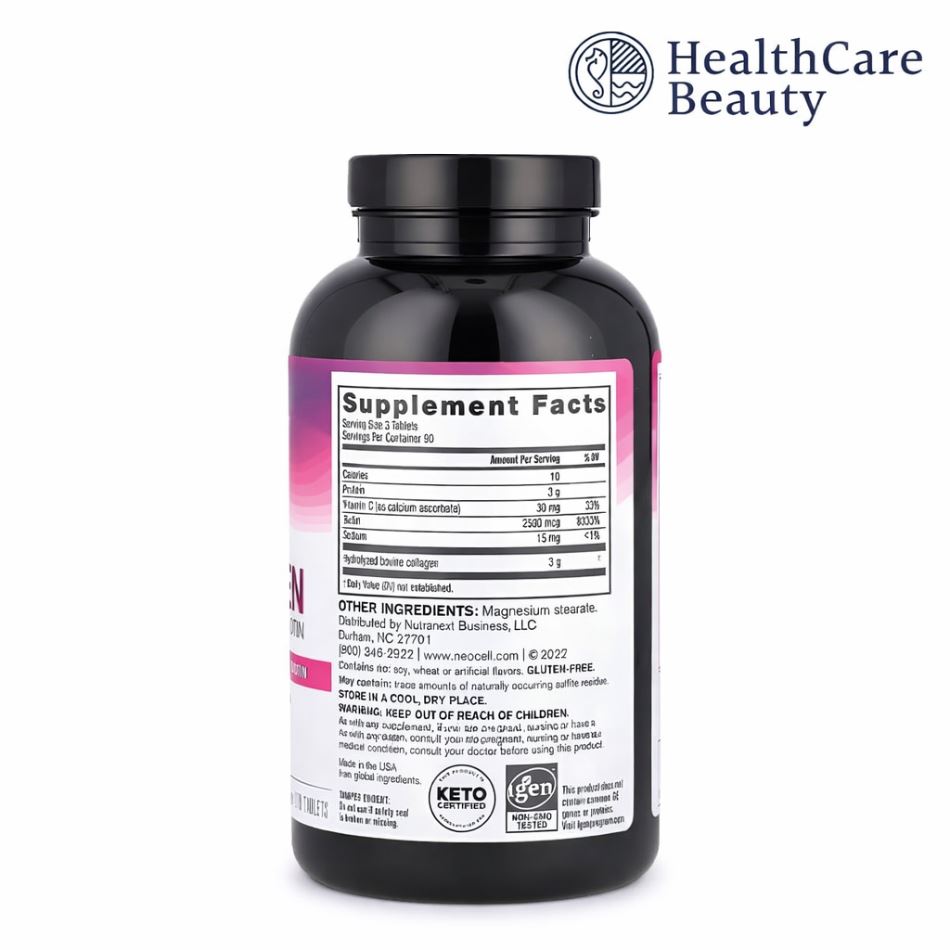 Neocell Super Collagen 3000mg Tablets with Vitamin C and Biotin