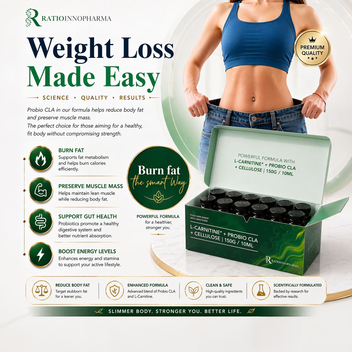 Ratiopharm L-Carnitine 150G Weight Loss Injection