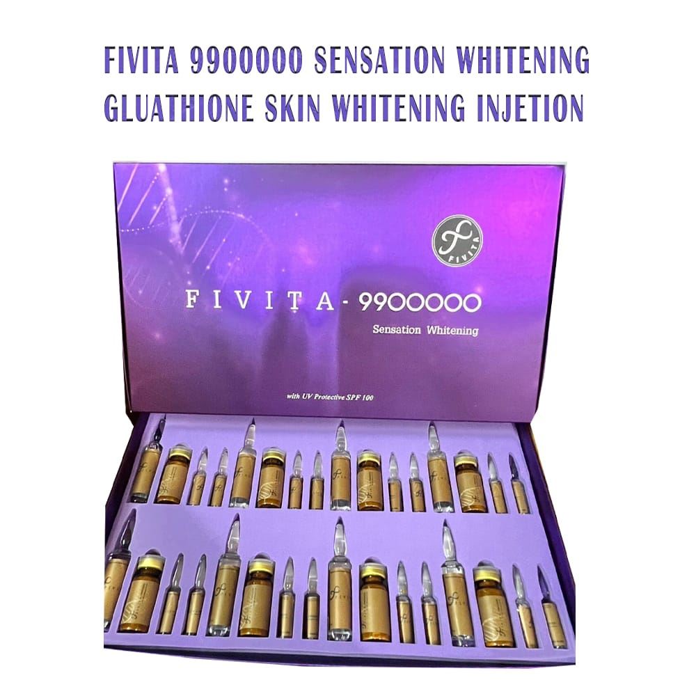 Fivita 9900000 Sensation Glutathione Skin Whitening Injection reviews
