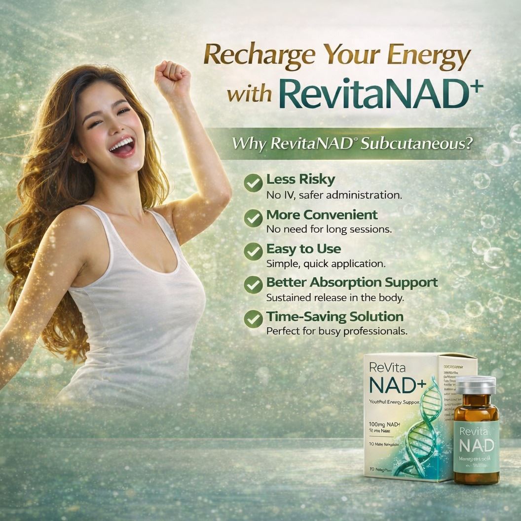 Revita NAD+ 100mg Injection Subcutaneous Anti-Aging Therapy