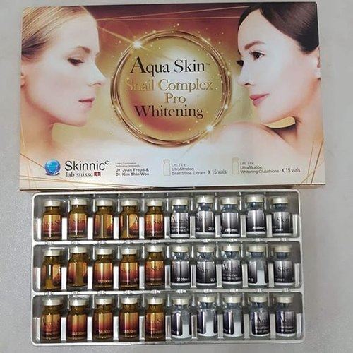 Aqua Skin Snail Complex Pro Whitening Glutathione Injection reviews