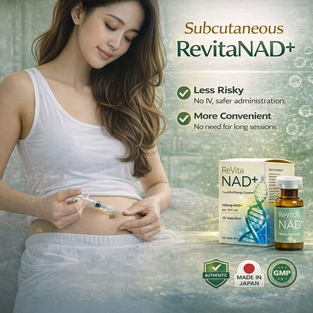 Revita NAD+ 100mg Injection Subcutaneous Anti-Aging Therapy