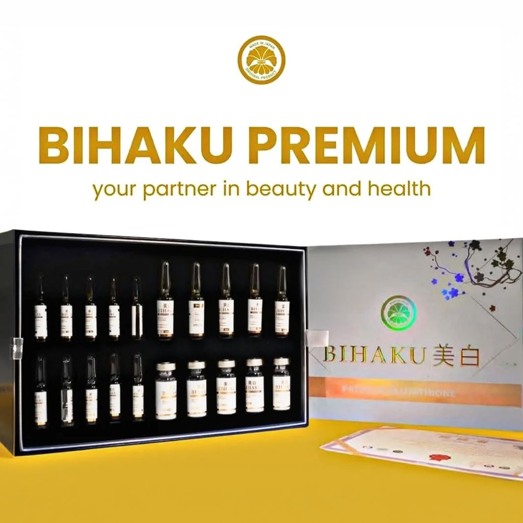 Bihaku Japan Premium Glutathione 10000mg Skin Whitening Injection 