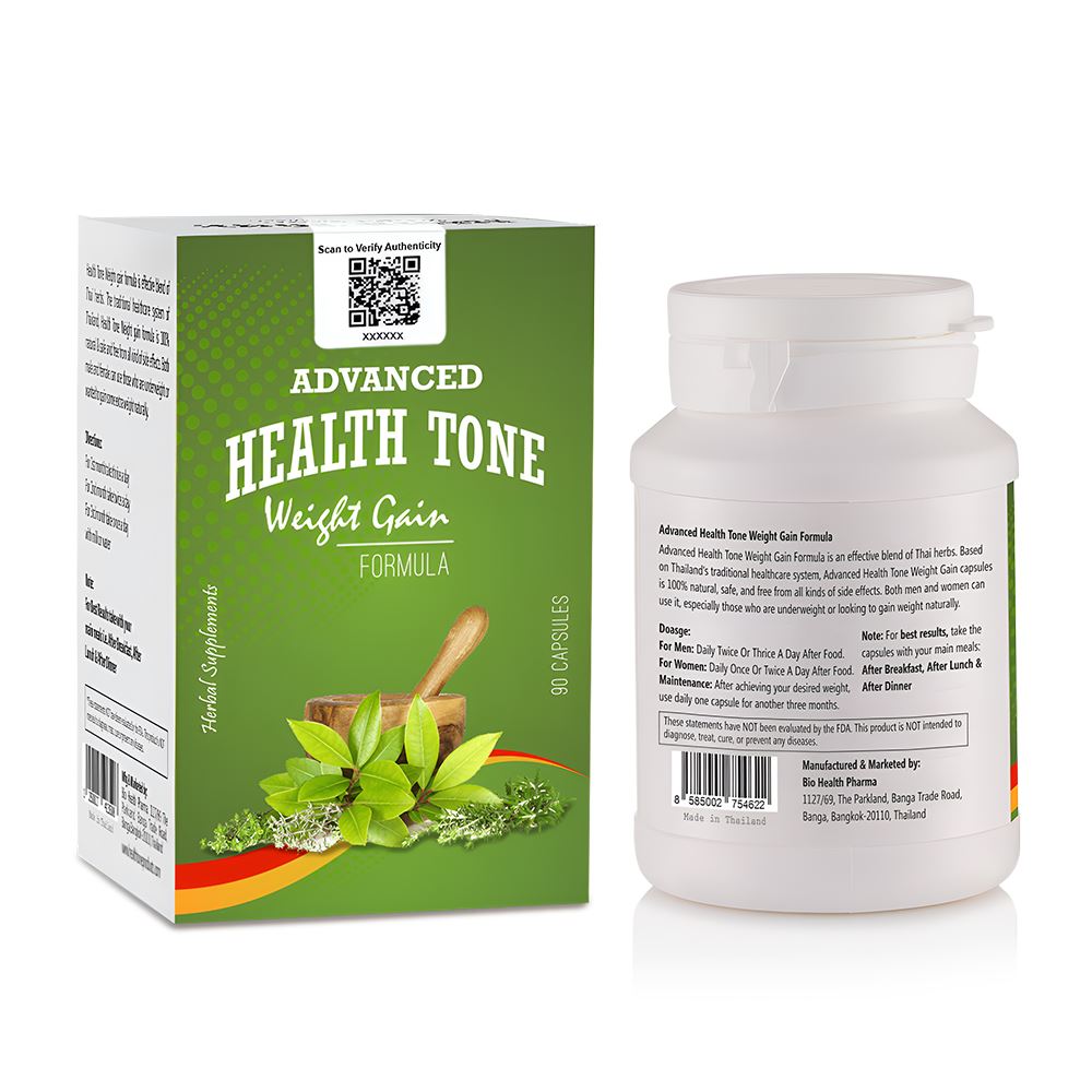 Advanced Health Tone Weight Gain Capsules 1500mg
