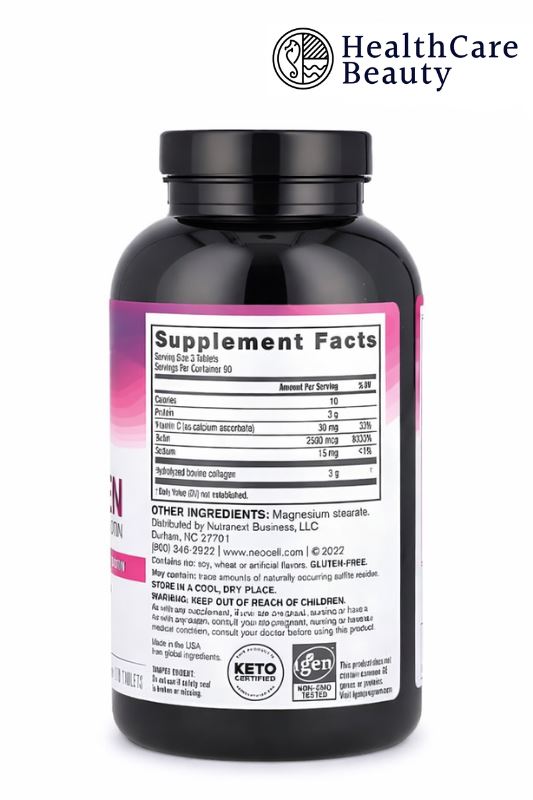 Neocell Super Collagen 3000mg Tablets with Vitamin C and Biotin