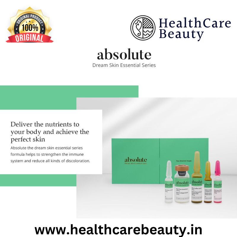 Absolute Dream Skin Essential Series 5000mg Glutathione Skin Whitening Injection - Healthcarebeauty