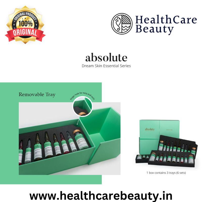 Absolute Dream Skin Essential Series 5000mg Glutathione Skin Whitening Injection - Healthcarebeauty