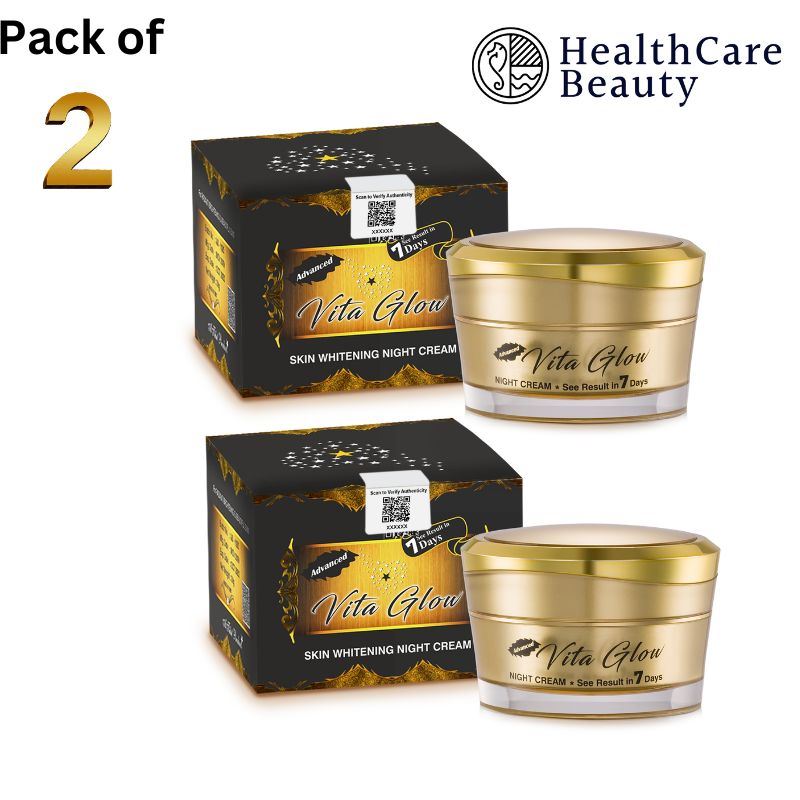 Advanced Vita Glow Glutathione Skin Whitening Night Cream Pack Of 2