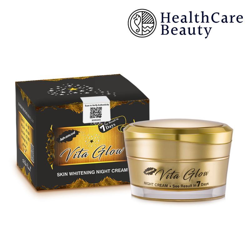 Advanced Vita Glow Glutathione Skin Whitening Night Cream | Healthcare Beauty