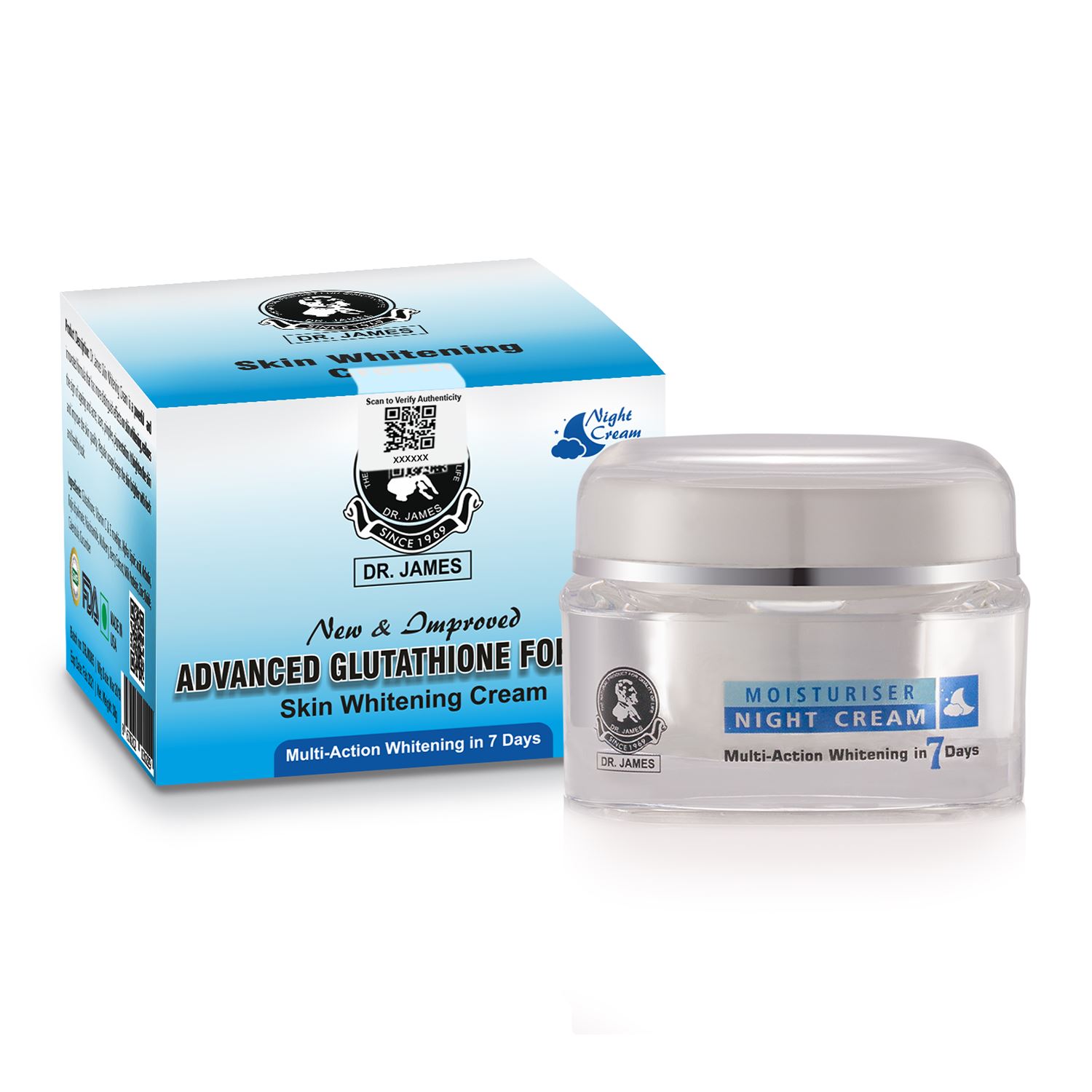 Dr James Advanced Glutathione Skin Whitening Cream