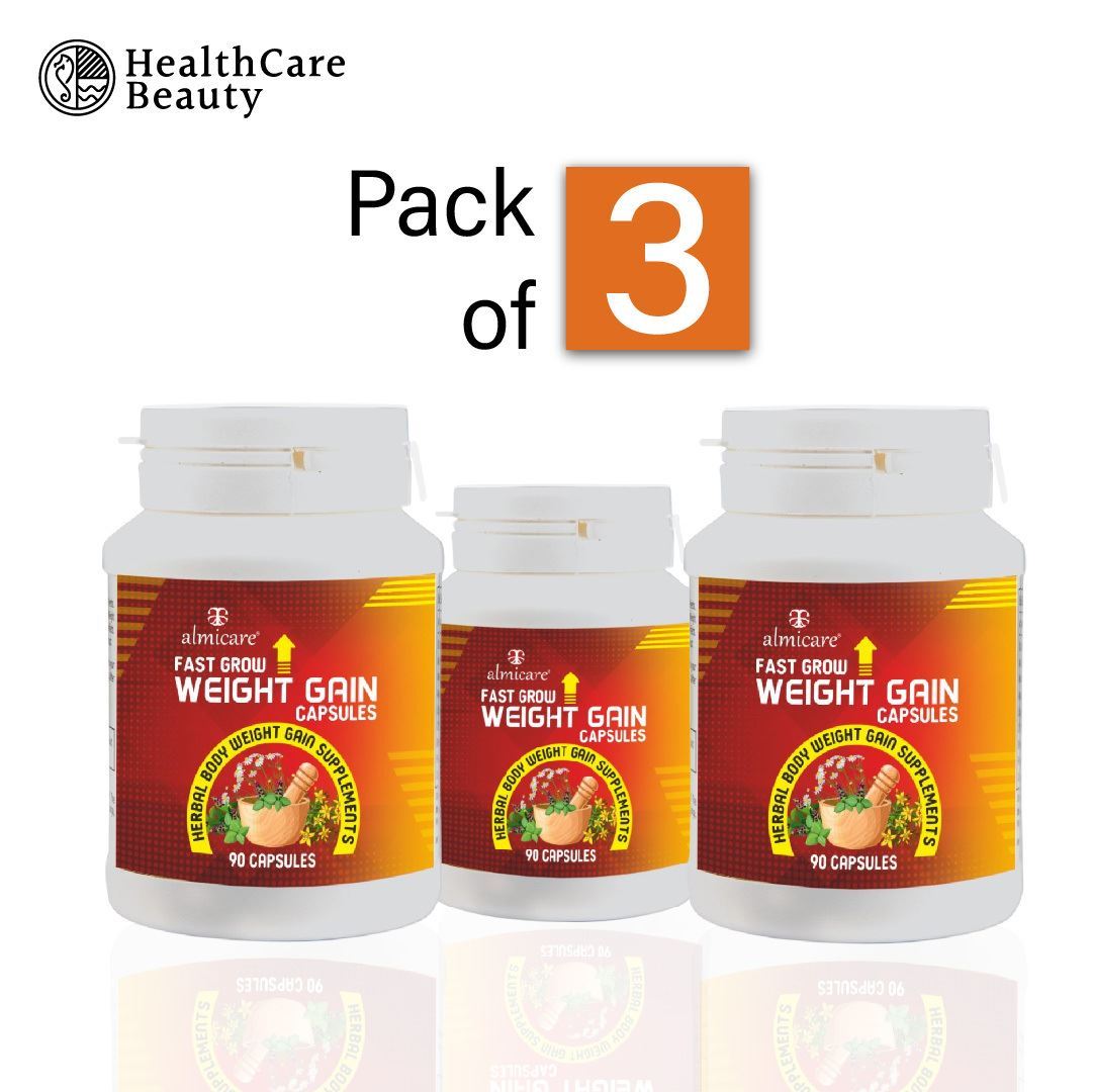 Fast Grow Weight Gain Capsules Pack of 3