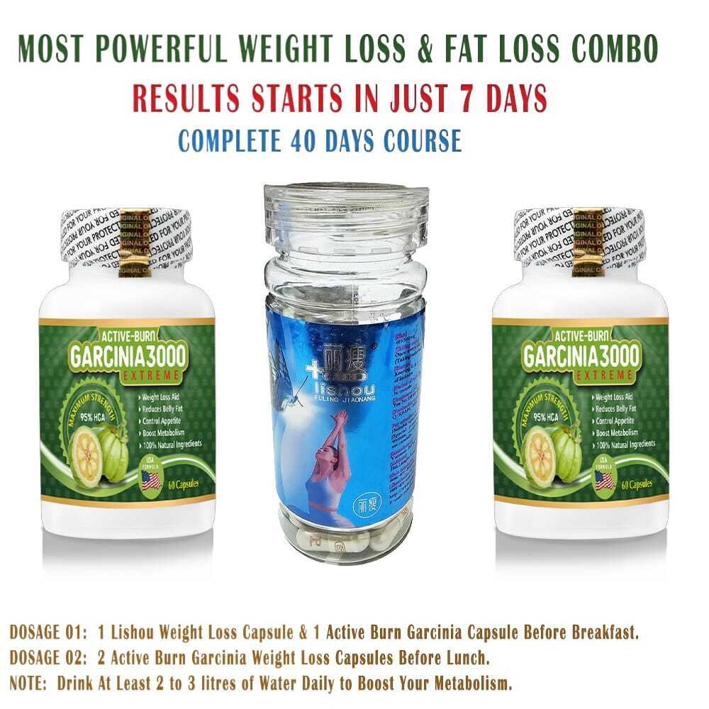 Garcinia and Lishou Natural Weight Loss Capsules