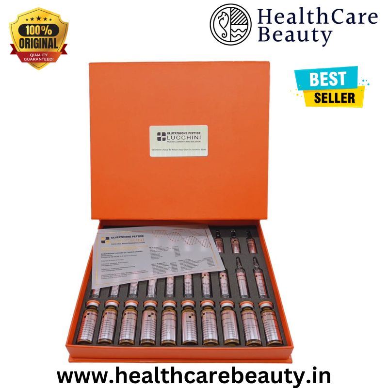 Lucchini Glutathione Peptide PicoCell Brightening Solution Skin Whitening Injection - Healthcarebeauty