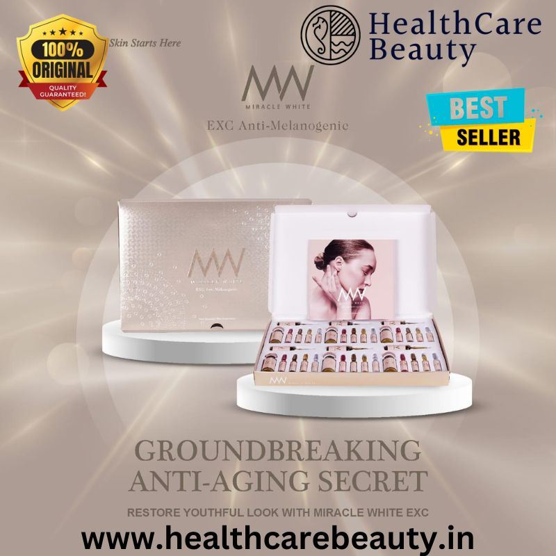Miracle White 55000mg Extracellular Anti Melanogenic Glutathione Skin Whitening Injection - Healthcarebeauty