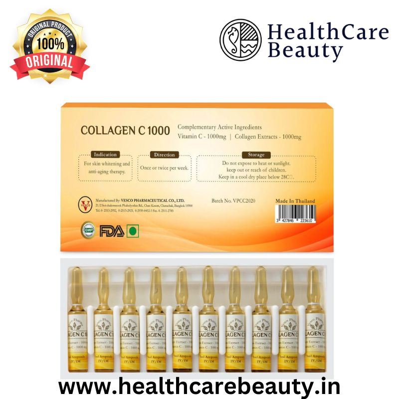 Vesco Pharma Collagen C 1000 & Vitamin C skin whitening injection