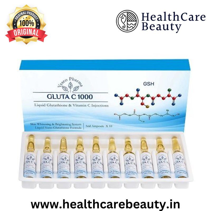 Vesco Pharma Gluta C 1000 Glutathione Skin Whitening Injection