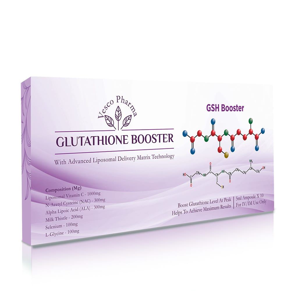 Vesco Pharma Glutathione Booster With Liposomal Delivery Matrix Technology - Healthcarebeauty