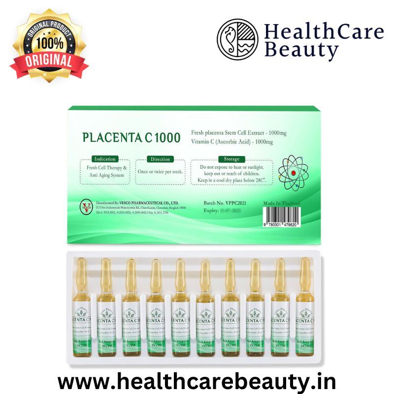 Vesco Pharma Placenta C 1000 Placenta Extract Injections