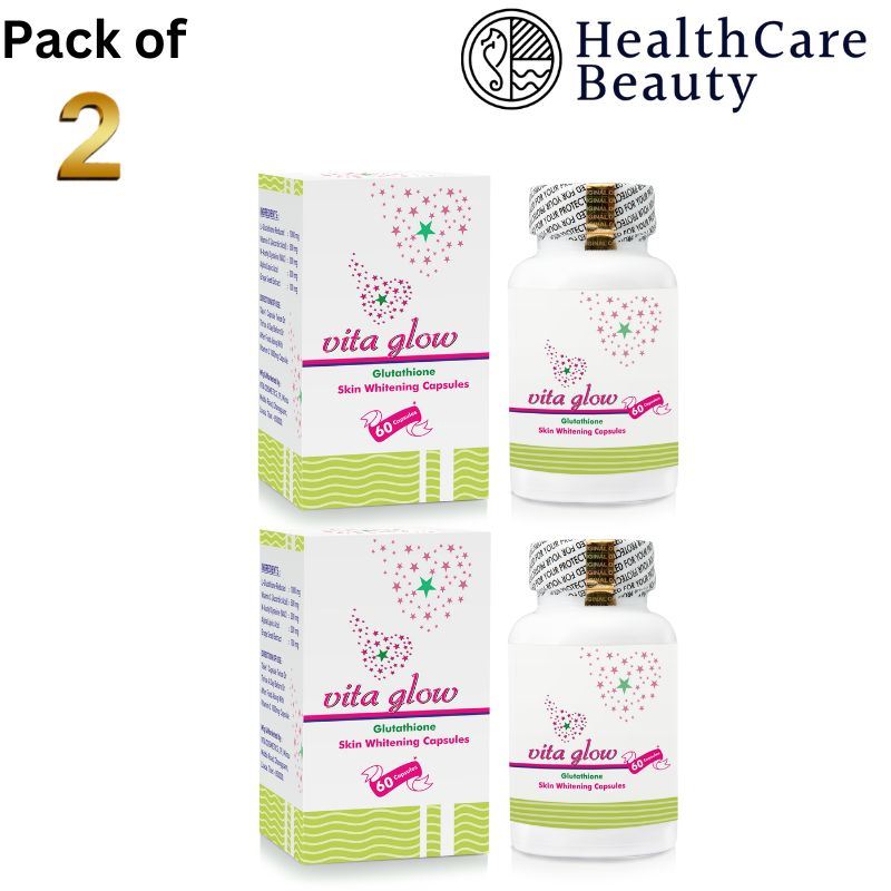 Vita Glow Glutathione Skin Whitening Capsule Pack of 2