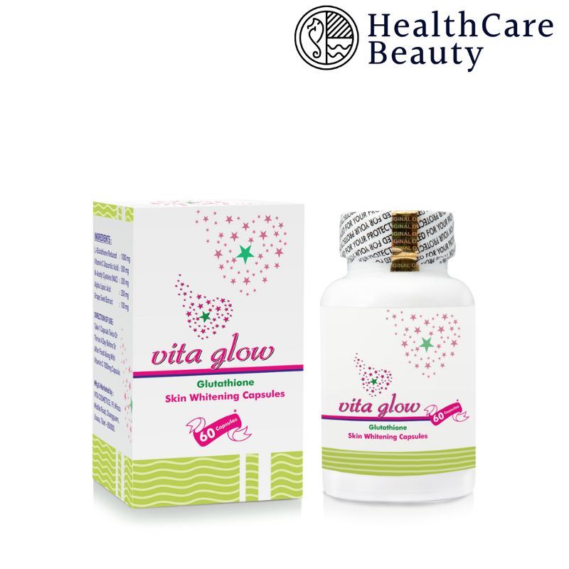 Vita Glow Glutathione Skin Whitening Capsules | Healthcarebeauty