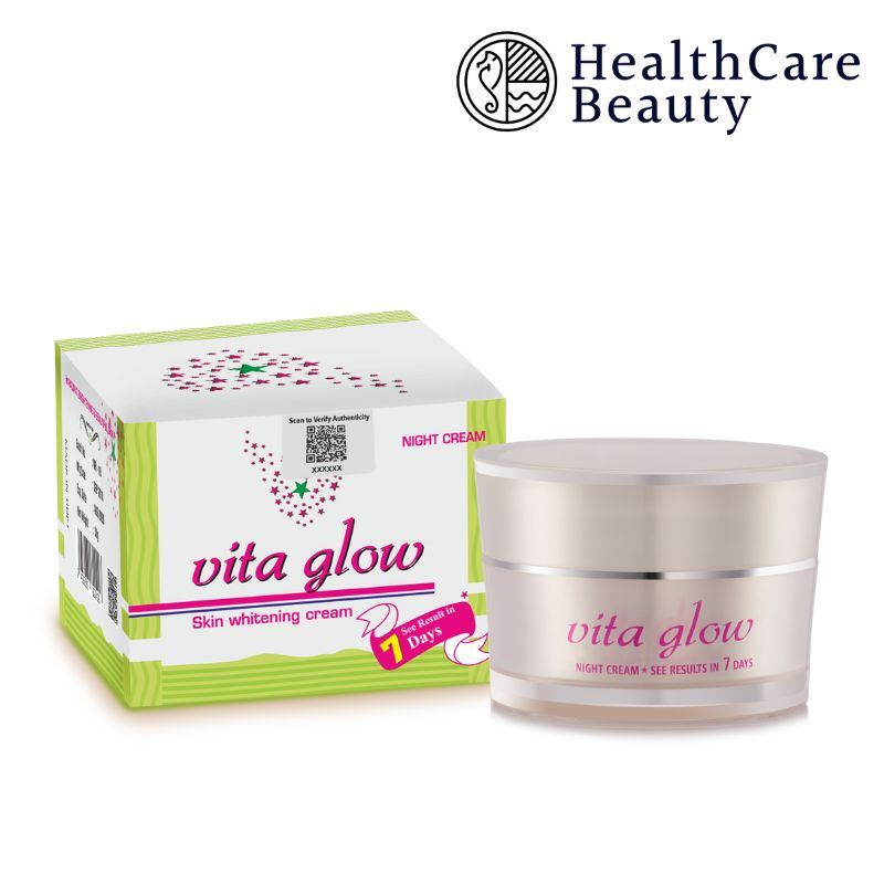 Vita Glow Glutathione Night Cream Result Within 7 Days