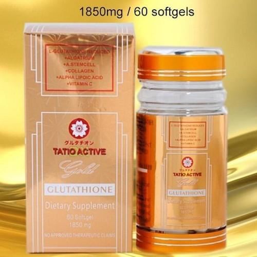 Tatio active gold 1850mg 60 skin whitening capsules | Healthcare Beauty