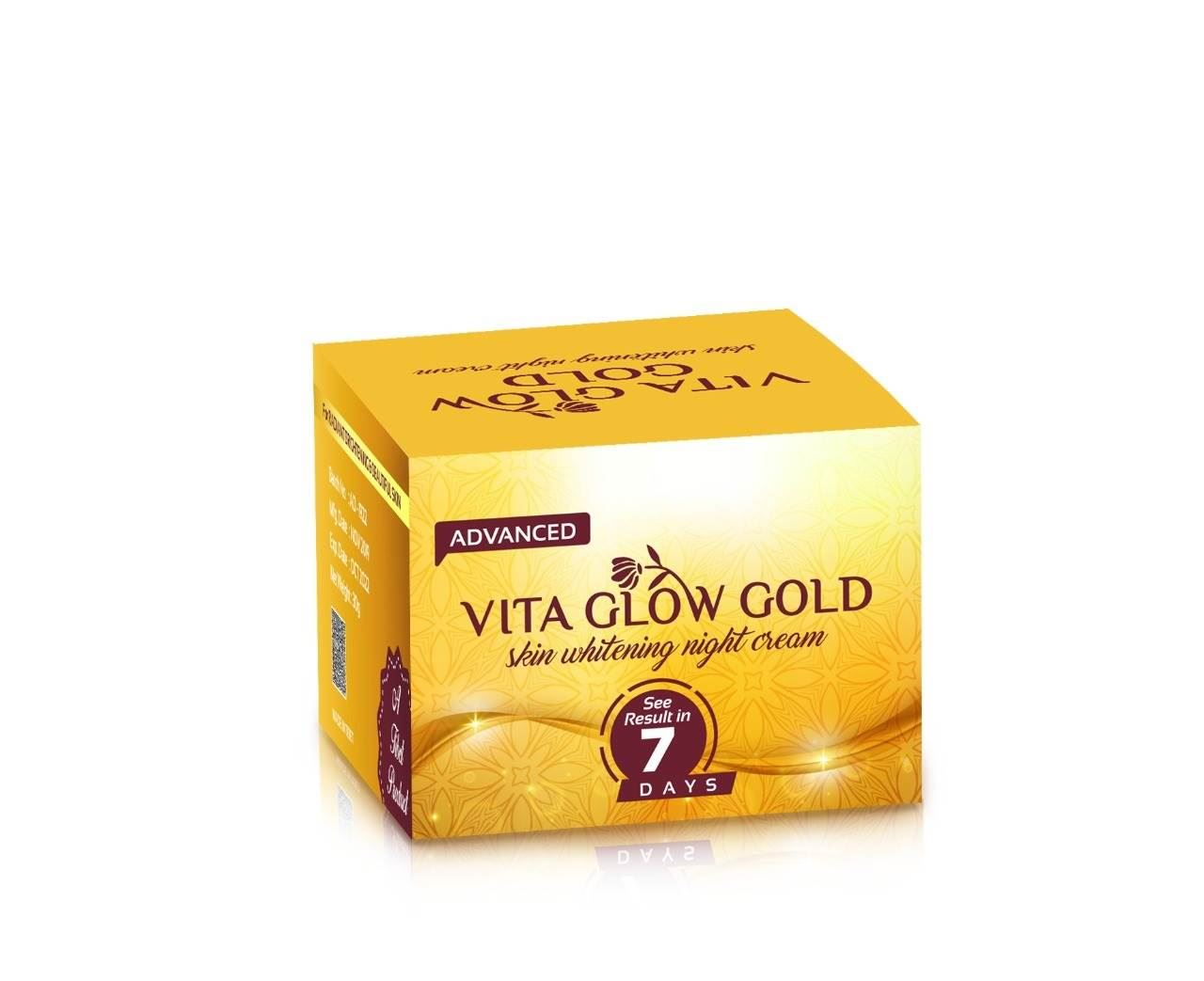 Vita Glow Gold Glutathione Skin Whitening Night Cream reviews