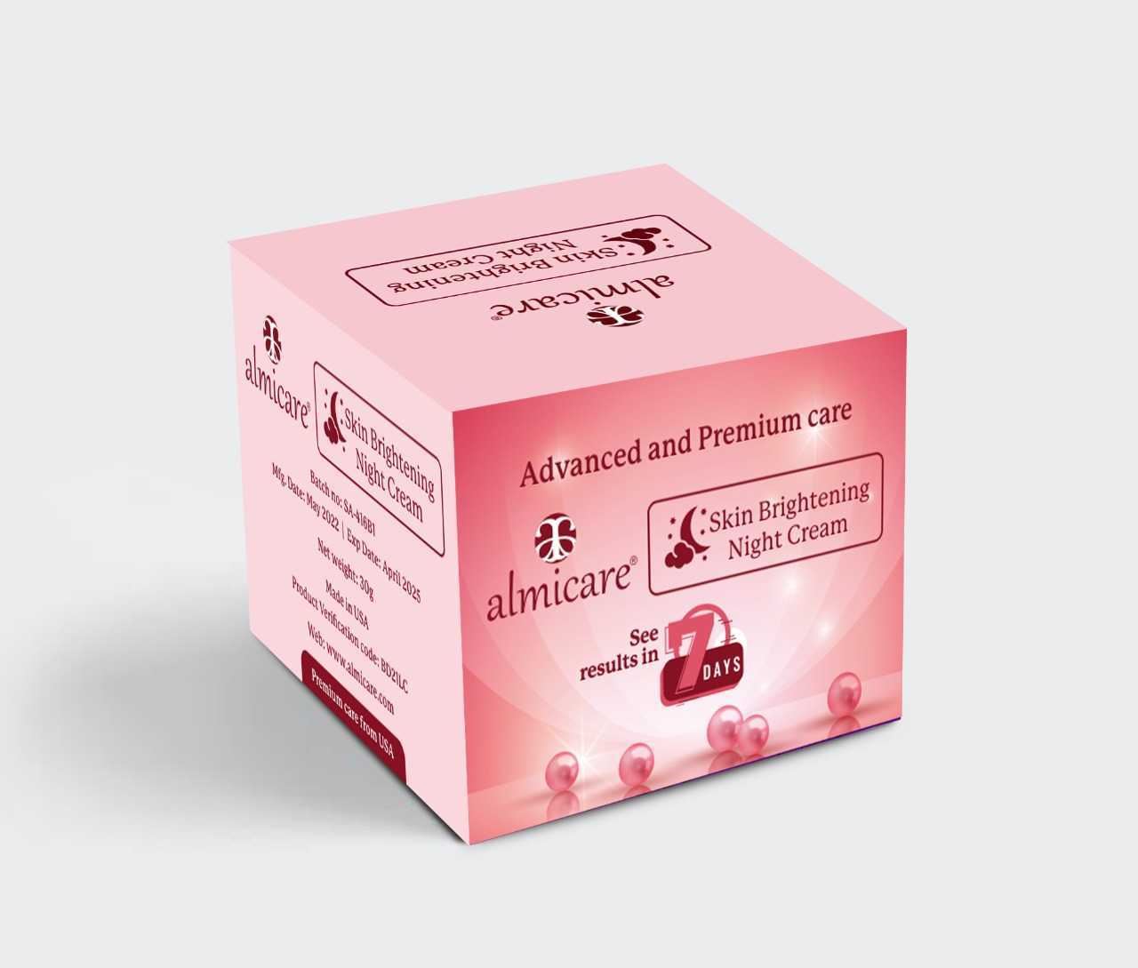 Almicare Glutathione Skin Whitening Night Cream reviews