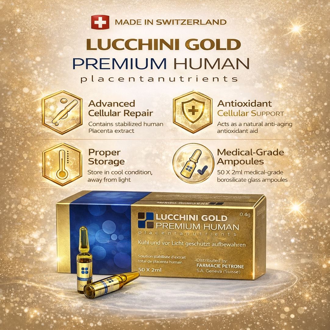 Lucchini Gold Premium Human Placenta Injection