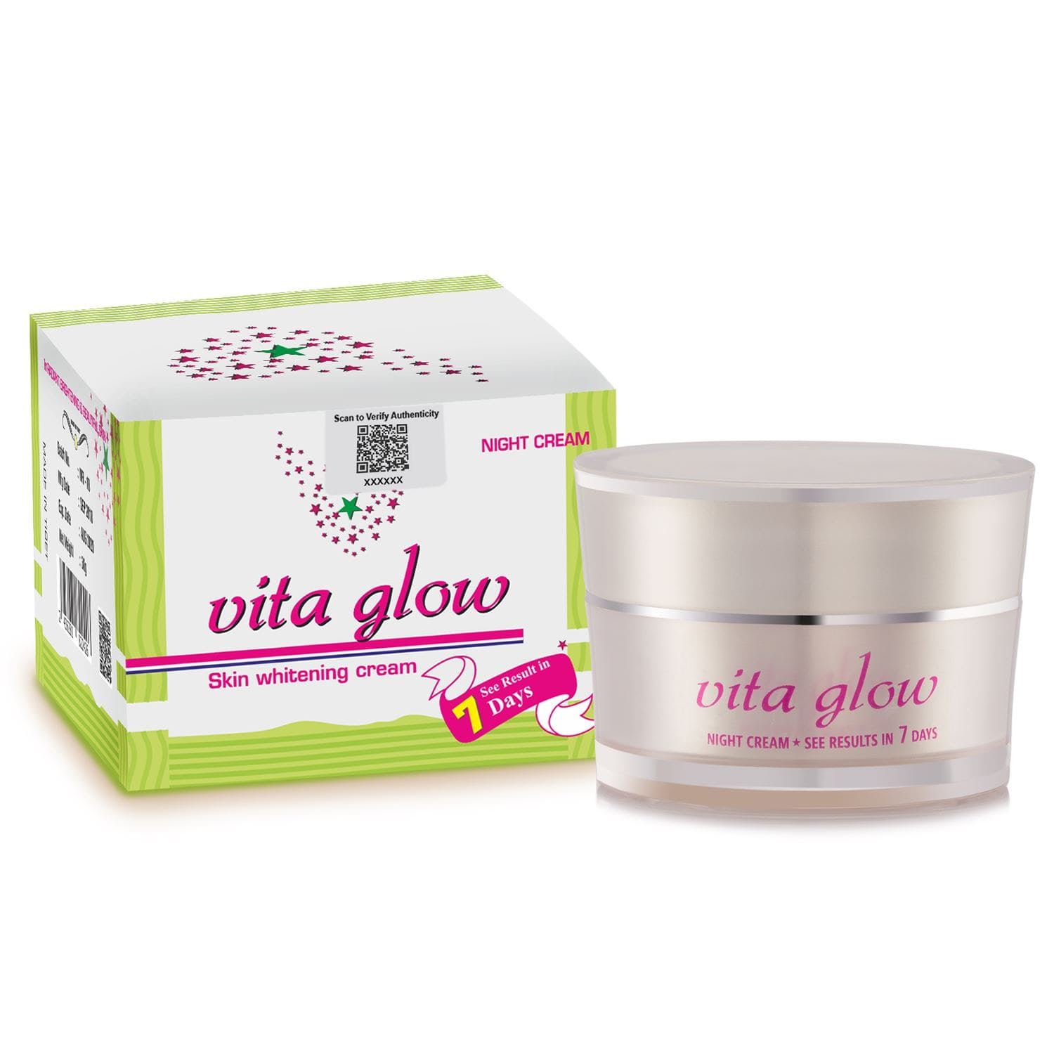 Vita Glow Night Cream For Skin Whitening AUTHENTIC (30g) reviews