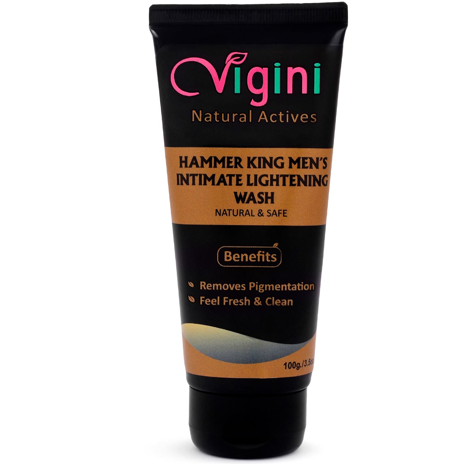 Vigini Hammer King Intimate Lightening Whitening Brightening Deodorant Gel Wash Men 100g