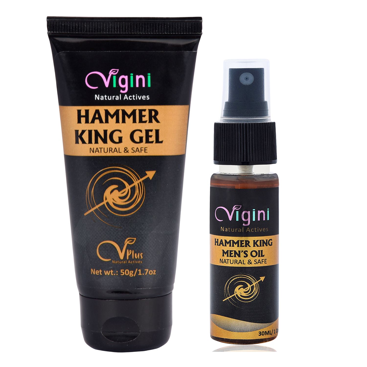 Vigini Hammer King Penis Lube Lubricants Gel & Sensual Massage Oil